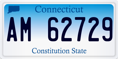 CT license plate AM62729