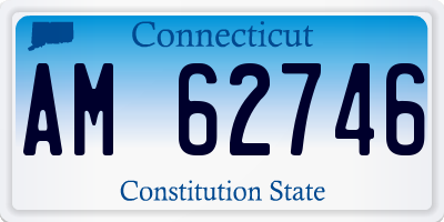 CT license plate AM62746