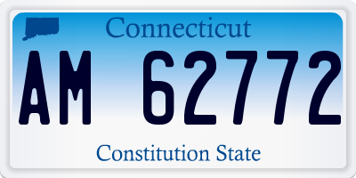 CT license plate AM62772