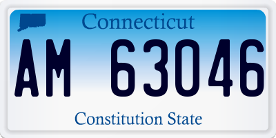 CT license plate AM63046