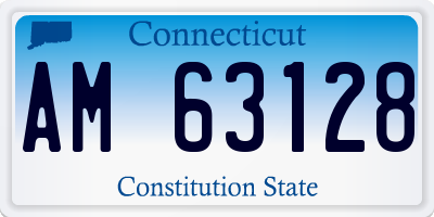 CT license plate AM63128