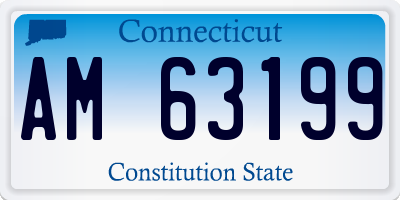 CT license plate AM63199