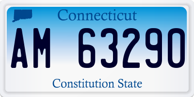 CT license plate AM63290