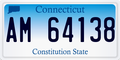 CT license plate AM64138