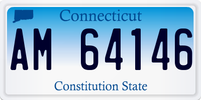 CT license plate AM64146