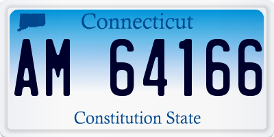CT license plate AM64166