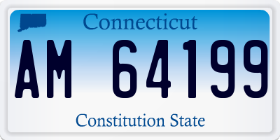 CT license plate AM64199