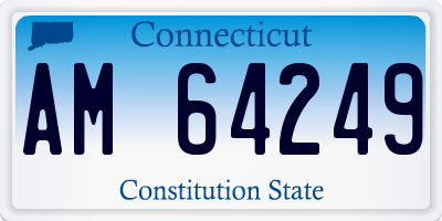 CT license plate AM64249