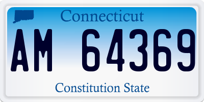 CT license plate AM64369