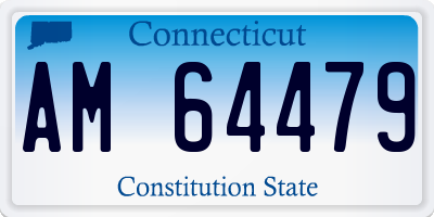 CT license plate AM64479