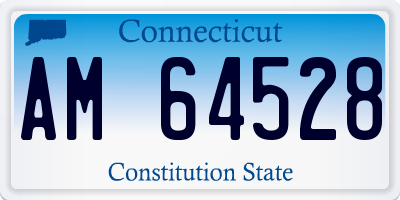 CT license plate AM64528