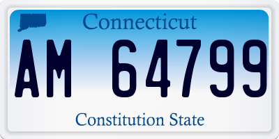 CT license plate AM64799