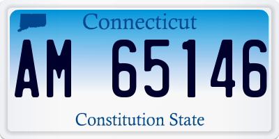 CT license plate AM65146