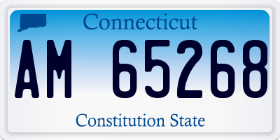CT license plate AM65268