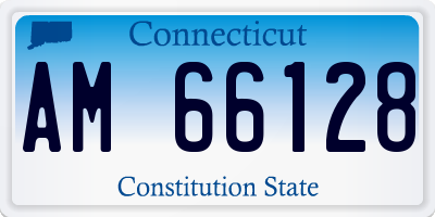 CT license plate AM66128