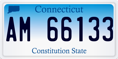 CT license plate AM66133