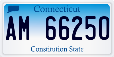 CT license plate AM66250