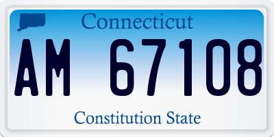 CT license plate AM67108