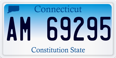 CT license plate AM69295