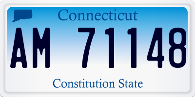 CT license plate AM71148
