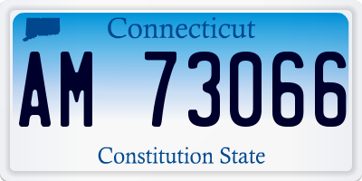 CT license plate AM73066