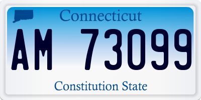 CT license plate AM73099