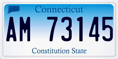 CT license plate AM73145