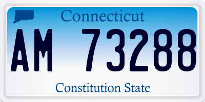CT license plate AM73288
