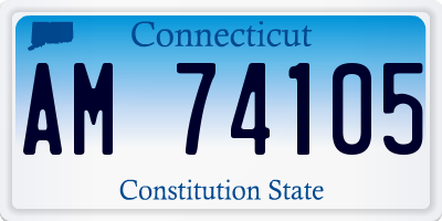 CT license plate AM74105