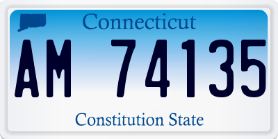 CT license plate AM74135