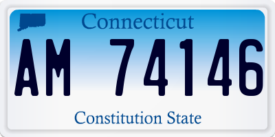 CT license plate AM74146