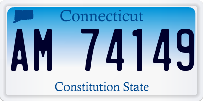 CT license plate AM74149