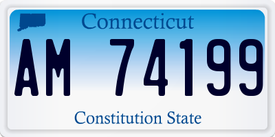 CT license plate AM74199