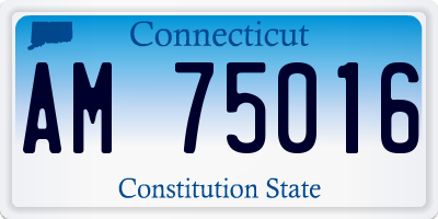 CT license plate AM75016
