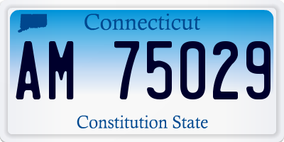 CT license plate AM75029