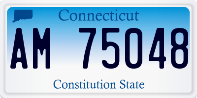 CT license plate AM75048