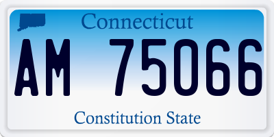 CT license plate AM75066