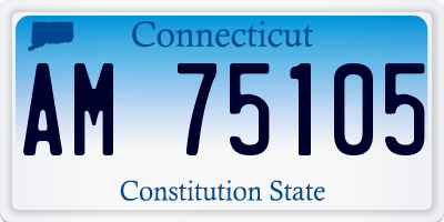 CT license plate AM75105