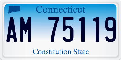 CT license plate AM75119