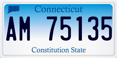 CT license plate AM75135