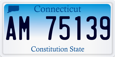 CT license plate AM75139