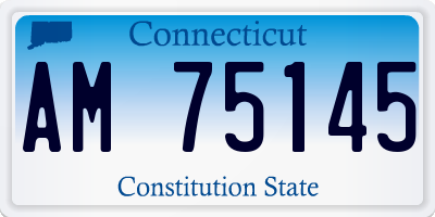 CT license plate AM75145