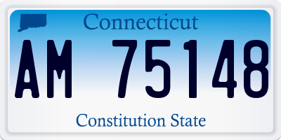 CT license plate AM75148