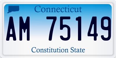CT license plate AM75149