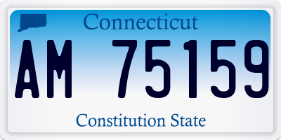 CT license plate AM75159