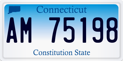 CT license plate AM75198
