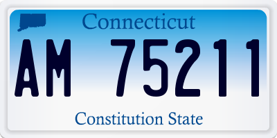 CT license plate AM75211