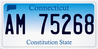 CT license plate AM75268