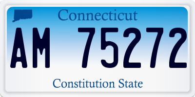CT license plate AM75272