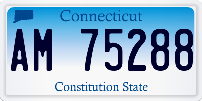 CT license plate AM75288